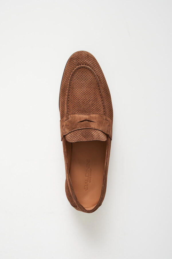 0054ed8867024ee523e0c851166217782acae5a7 Mokasyny męskie zamszowe BALDININI