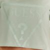 00579efc79278fe38aa199f24c91c84a80a338e5 GUESS Krótki zielony t-shirt damski z logo