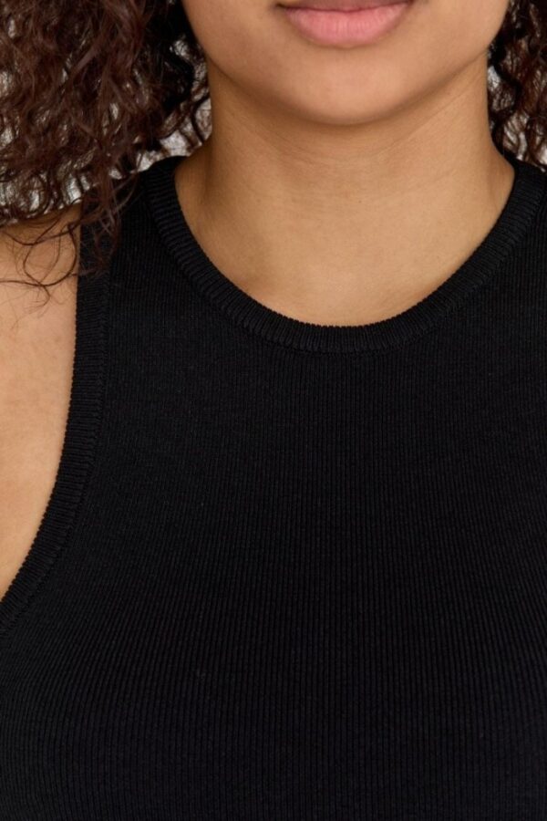 GUESS Czarna damska sukienka dzianinowa