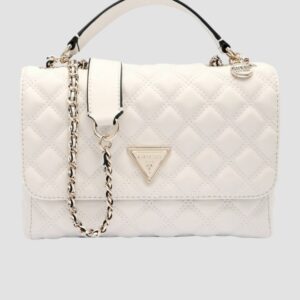 01234c9cc962592e7c607a3e1438278a54f84707 GUESS Pikowana torebka ecru Giully 2