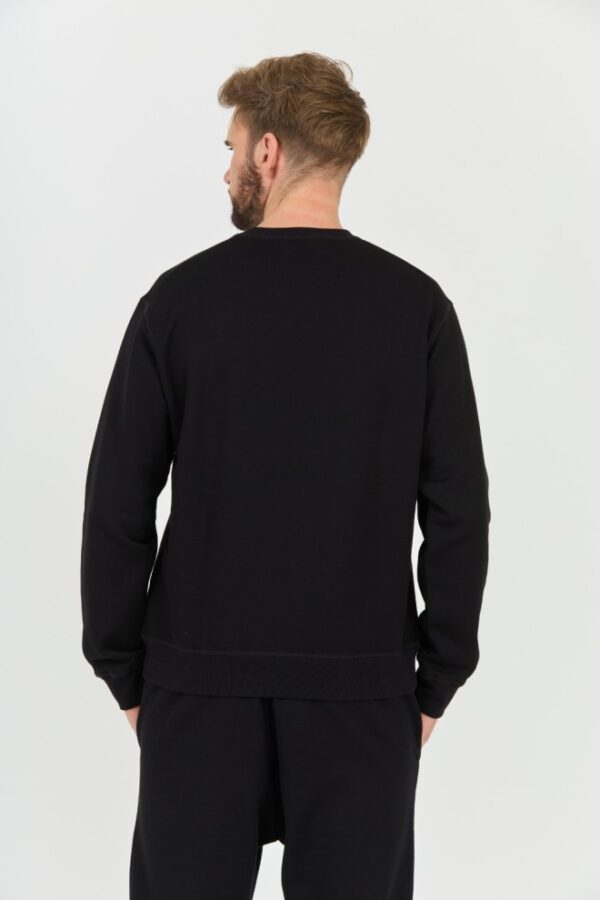 DSQUARED2 Czarna męska bluza Icon Blur Cool Fit Crewneck