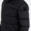BLAUER Czarna puchowa kurtka męska FLETCHER