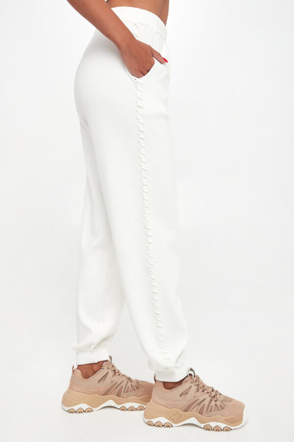 02d77d39d378361221ccb456beca7cfd1bd29f0e Spodnie damskie dzianinowe PATRIZIA PEPE