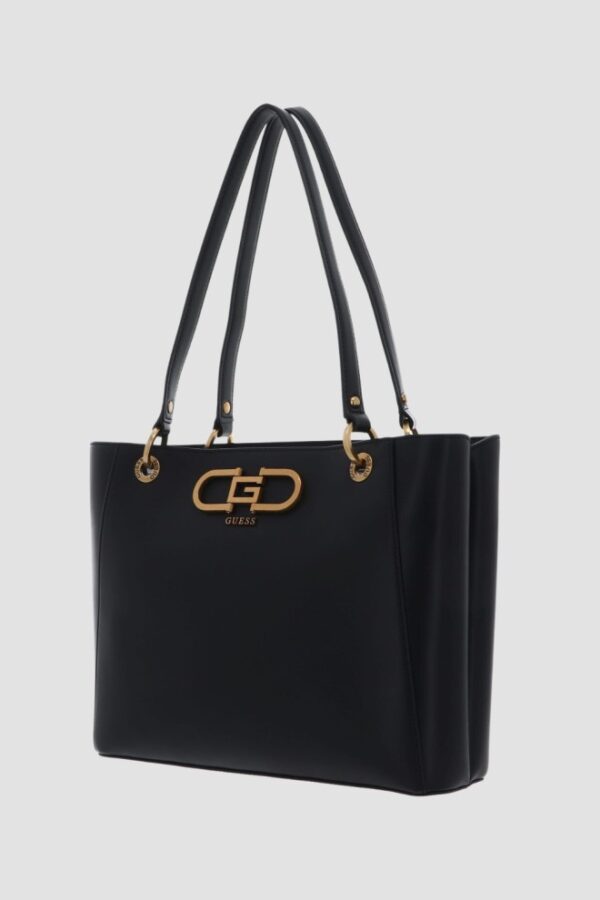 GUESS Czarna duża torebka Fleet Noe