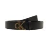 CALVIN KLEIN Czarny damski pasek cK, Rozmiar 75