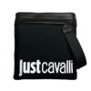 JUST CAVALLI Czarna torba męska Range Institutional Logosketch 3