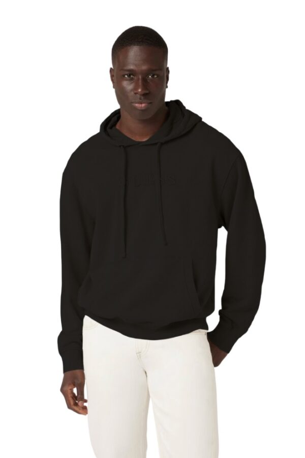 GUESS Czarna bluza męska Finch Terry