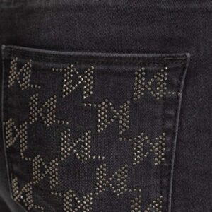 0474631b212d1c8e7d010aae9963ece7e5fa6dc4 KARL LAGERFELD Czarne jeansy damskie Skinny Denim