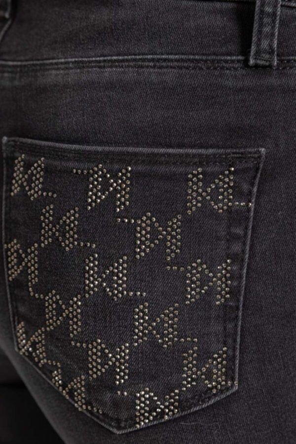 KARL LAGERFELD Czarne jeansy damskie Skinny Denim