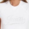 JUICY COUTURE Biały damski t-shirt Retroshrunken Tee