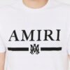 AMIRI T-shirt męski biały z podkreślonym logo