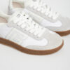 04a7f45a93c4c9af1e0022887d1e94f92ddd51f8 Sneakersy damskie skórzane Swan trainers BALMAIN