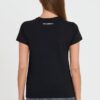 KARL LAGERFELD Czarny damski t-shirt Ikonik 2.0