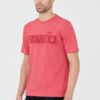 AERONAUTICA MILITARE Różowy bawełniany męski t-shirt
