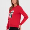 KARL LAGERFELD Czerwona damska bluza Ikonik 2.0