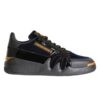 GIUSEPPE ZANOTTI Granatowe sneakersy