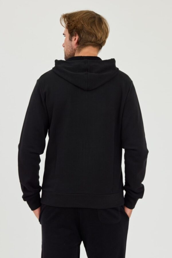 LA MARTINA Czarna męska bluza Hooded Cot