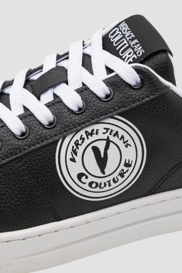 VERSACE JEANS COUTURE Czarne sneakersy męskie Fondo Court 88 DIS. SK1