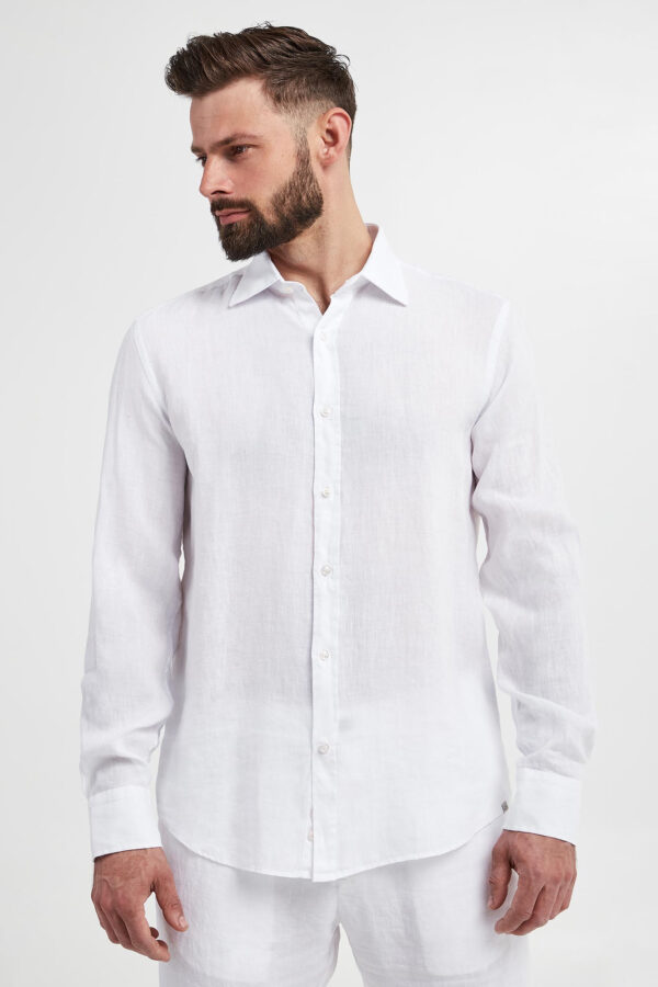 0702d4a9b83e81ece5f2116257508c50cd9ffb87 Koszula męska lniana PAUL&SHARK