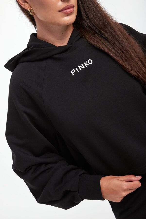 071f19ca3aea7e31d9c59e0fd59c47218e495cab Bluza damska z kapturem Mediocre PINKO