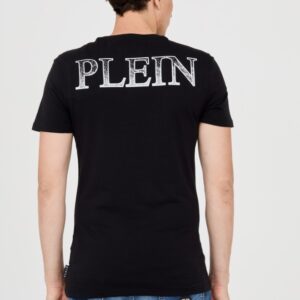07dc12f77add493f7a351e8f40104da0dae28e3e PHILIPP PLEIN Męski t-shirt z czaszką w płomieniach