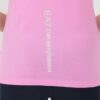EA7 Różowy damski t-shirt