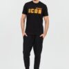 DSQUARED2 Czarny męski t-shirt Icon Blur Cool Fit Tee
