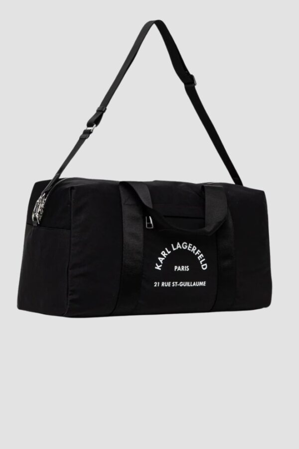 KARL LAGERFELD Сzarna torba podróżna K/rsg Nylon