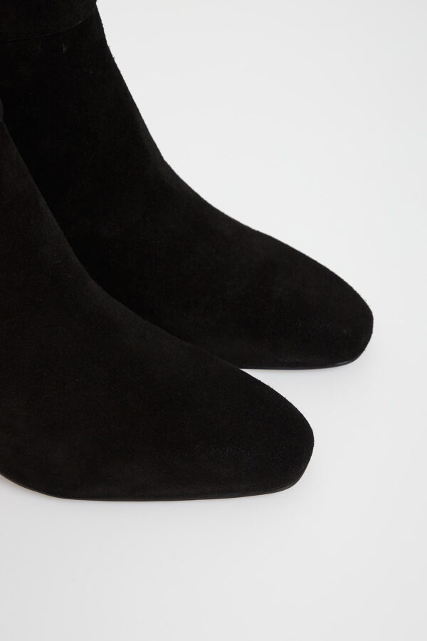 Botki zamszowe na obcasie LIU JO