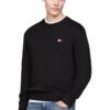 TOMMY JEANS Czarny męski sweter