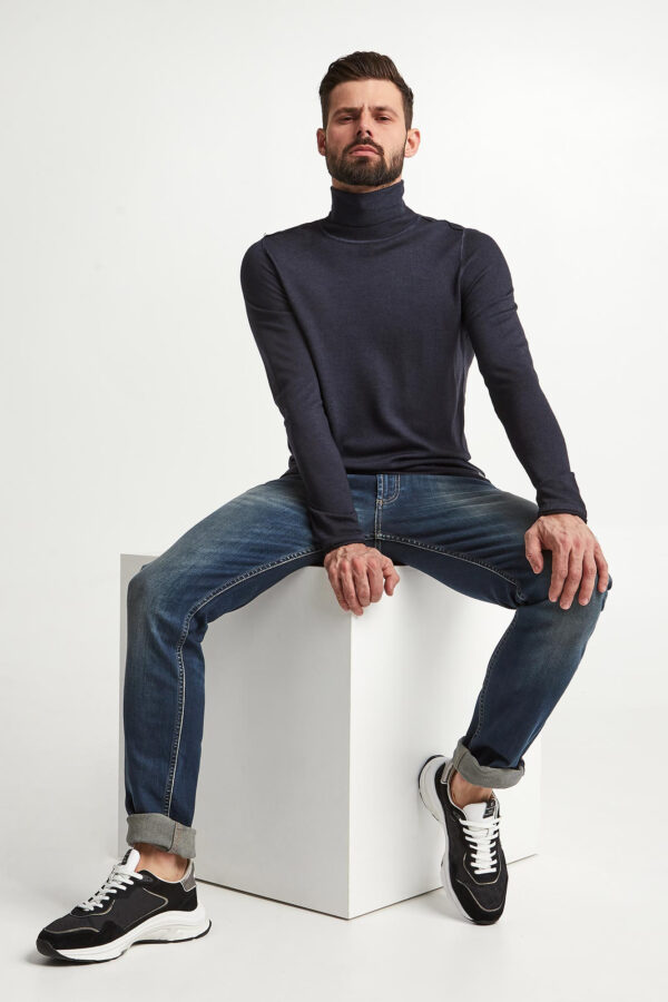 Sweter męski z golfem wełniany Lollor JOOP! JEAN