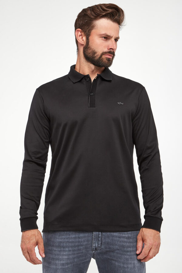 0aaca0b03059b6045a1d5e066a920205ce008f47 Longsleeve polo męski PAUL&SHARK