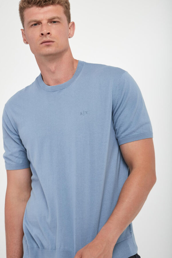 0ba91d735643aac5b23ccc539392b7362612cec5 Sweter męski z krótkim rękawem ARMANI EXCHANGE