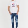 DSQUARED2 Biały t-shirt męski invicta cigar