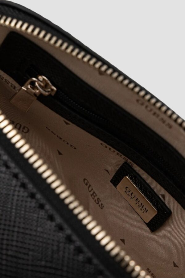 GUESS Czarna mała damska kopertówka Noelle