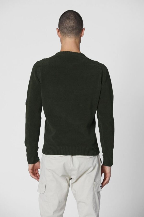 AERONAUTICA MILITARE Zielony sweter męski