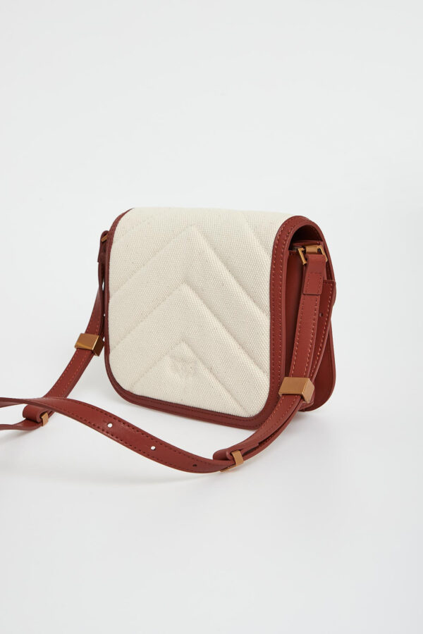 0c51533ee56aab9e0fe19e6b3c1a896ddc8c5707 Torebka damska Love Box Bag Mini Canvas Chevron PINKO