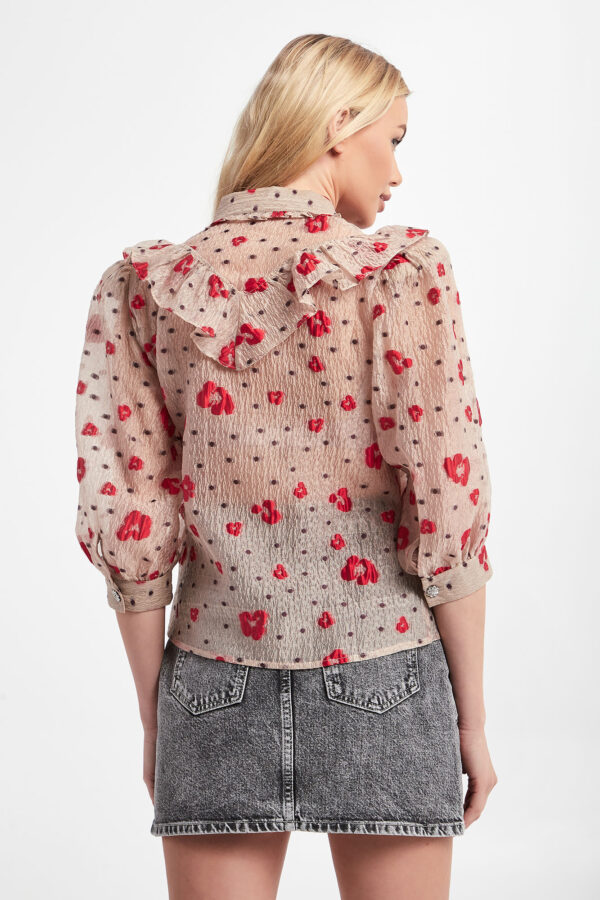 0c8383a0a76be358a2a0bbe3ed20ab0a4e8788e7 Bluzka z żabotem CUSTOMMADE