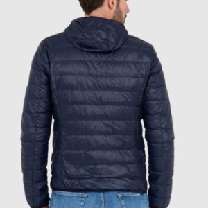 0ccfd78aa34476860f23e8598fd59b49eb805255 EA7 Granatowa męska kurtka puchowa