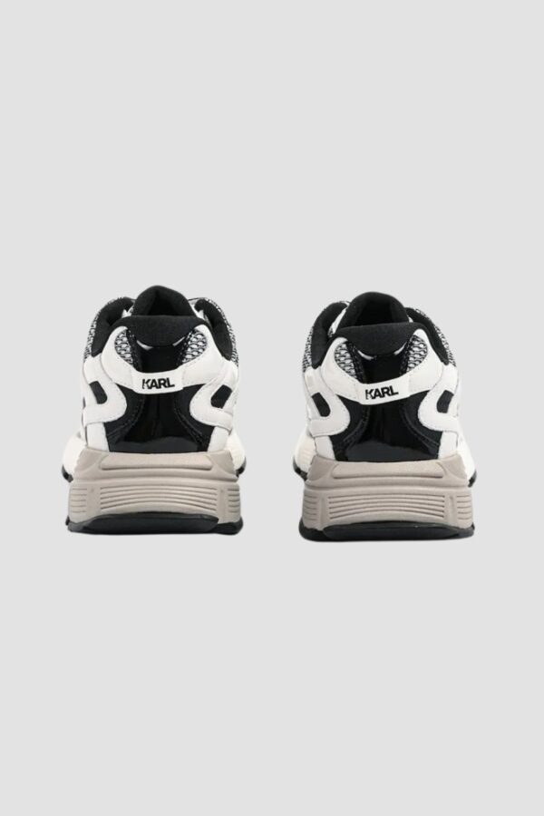 KARL LAGERFELD Białe sneakersy męskie ORION Sidetrim Mix Lo