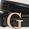GUESS Czarny damski pasek H30