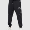 DOLCE & GABBANA Czarne męskie spodnie dresowe z dużym logo, Rozmiar 52
