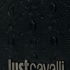 JUST CAVALLI Czarna męska saszetka JC Metal Lettering - Style 3