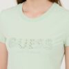 GUESS Zielony damski t-shirt Sangallo Tee