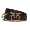 PINKO Czarny pasek damski Cobain Belt H3