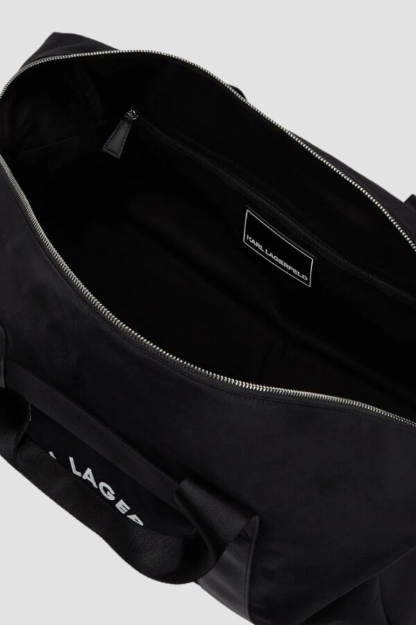 KARL LAGERFELD Сzarna torba podróżna K/rsg Nylon
