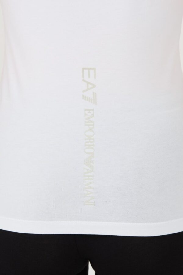 EA7 Biały damski t-shirt
