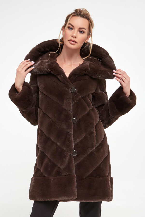 Futro damskie dwustronne JOSEPH RIBKOFF