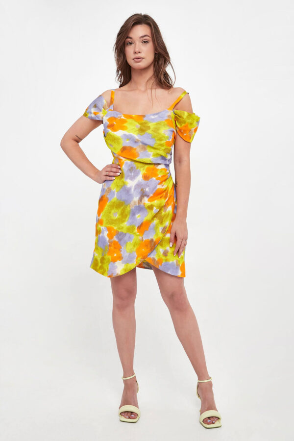 0f88d1aaa7bf21012a6cdc3f29f404dc2783ce45 Sukienka lniana Acqui MARELLA