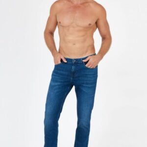 7 FOR ALL MANKIND Granatowe jeansy męskie SLIMMY TAPERED LUXE PERFORMANCE ECO